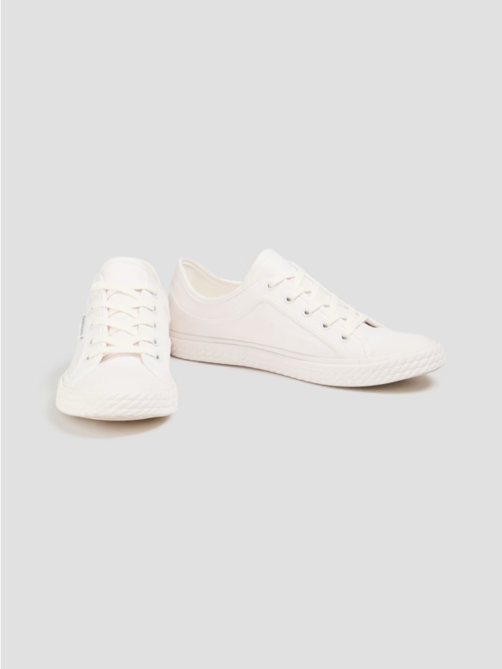 Zimmermann Twist Low Top Canvas White Sneaker